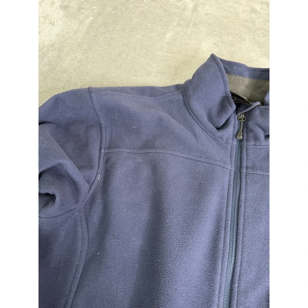 The North Face Windwall Fleece Jacket Men's Size Small Blue Full Zip Outdoor